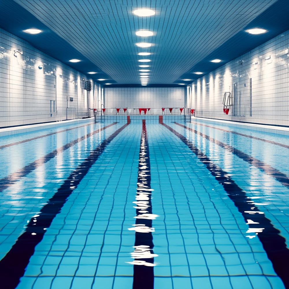 Backdrop Sport Modernes Hallenbad Backdrop CSH4-378