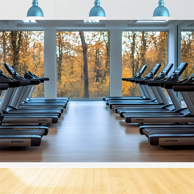 Fotografie Sport Backdrops Laufband Gym Raum Backdrop CSH4-379