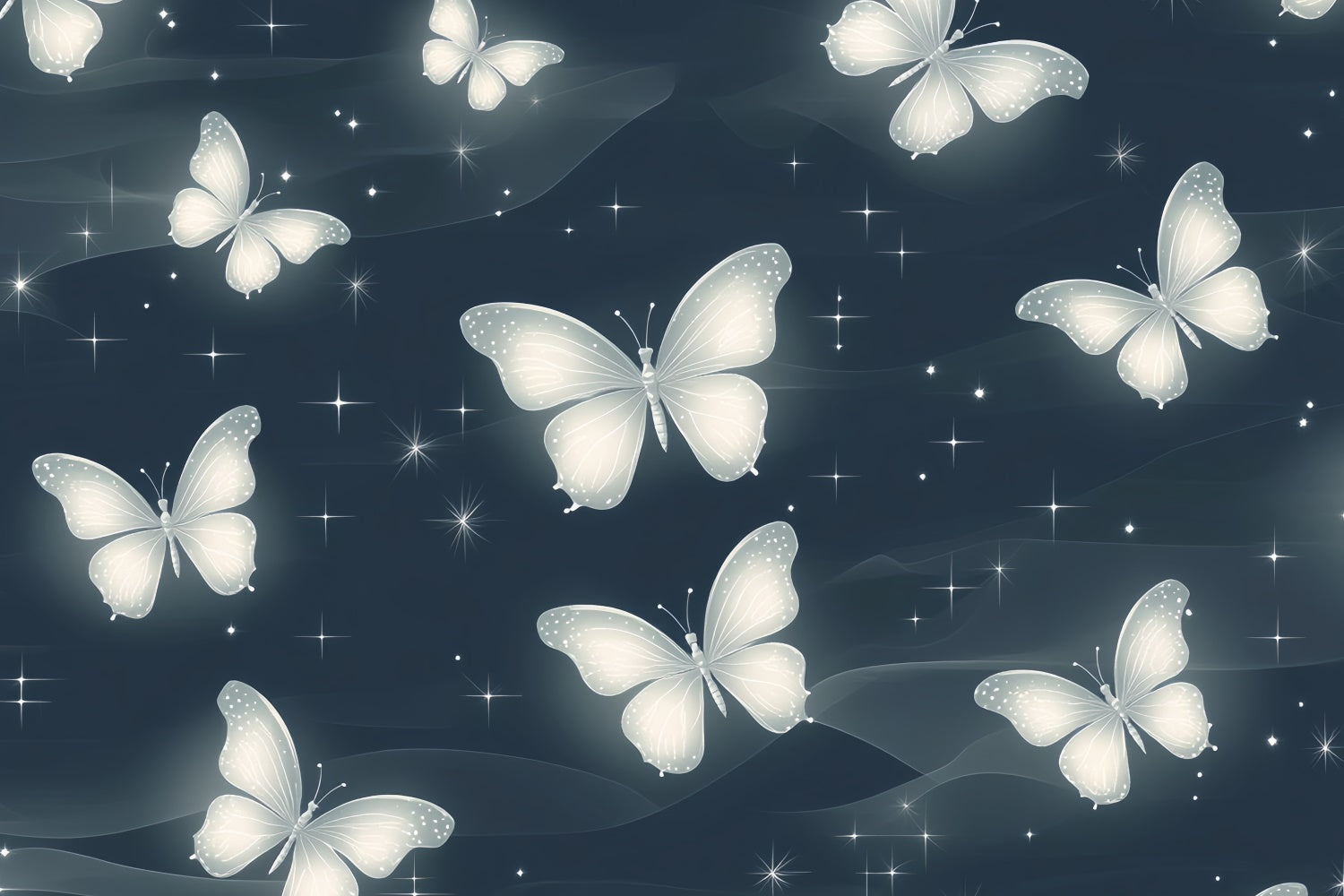 90er Jahre Backdrop Mystic Night Schmetterling Flüstern Backdrop CSH5-196
