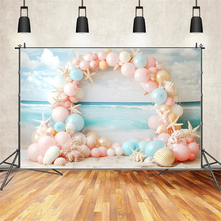 Childrens Backdrops Strand Ballon Fantasy Hintergrund CSH5-260