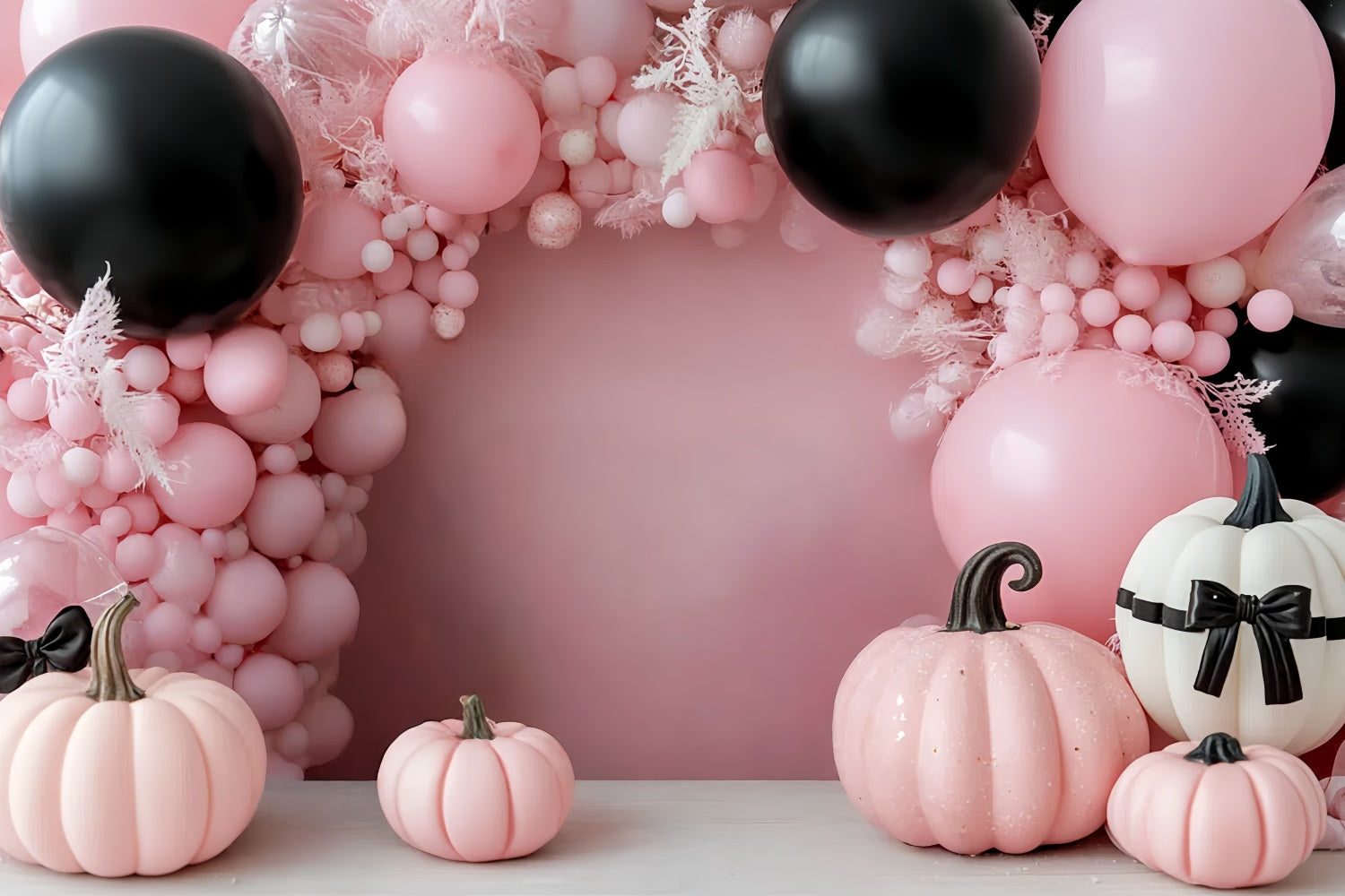 Kinder-Fotohintergrund Rosa Kürbis Halloween-Hintergrund CSH5-320