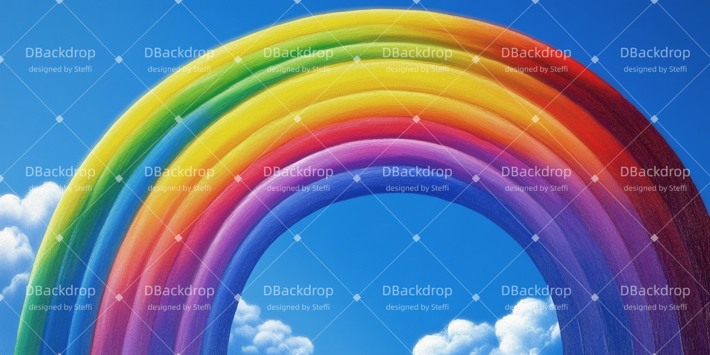 Vintage Theater Backdrop Regenbogenhimmel Backdrops Theater CSH510-T118