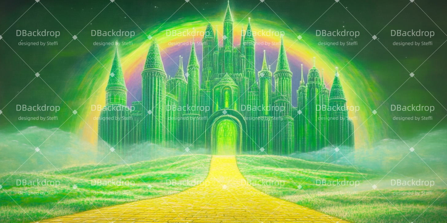 Theaterbühne Vorhang Smaragdgrünes Schloss Theaterbühnenbau CSH510-T120