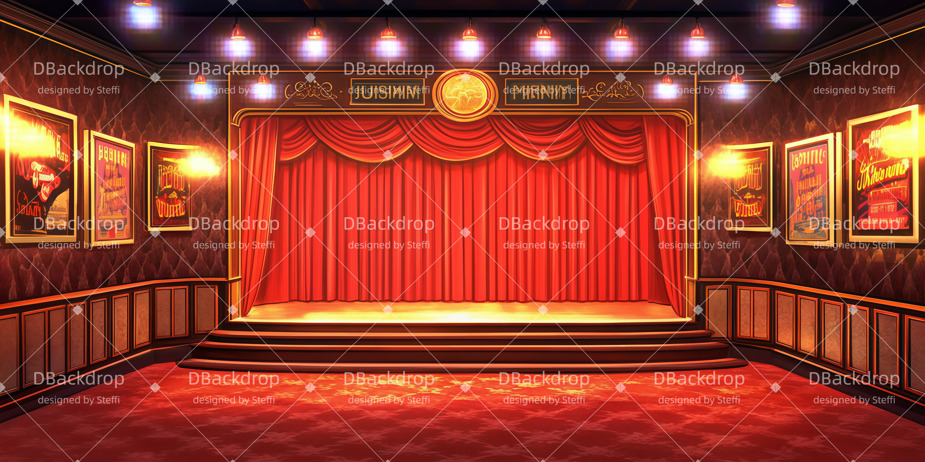 Broadway-Bühnenhintergrund „Bar Stage“ Aufführungshintergründe CSH510-T51