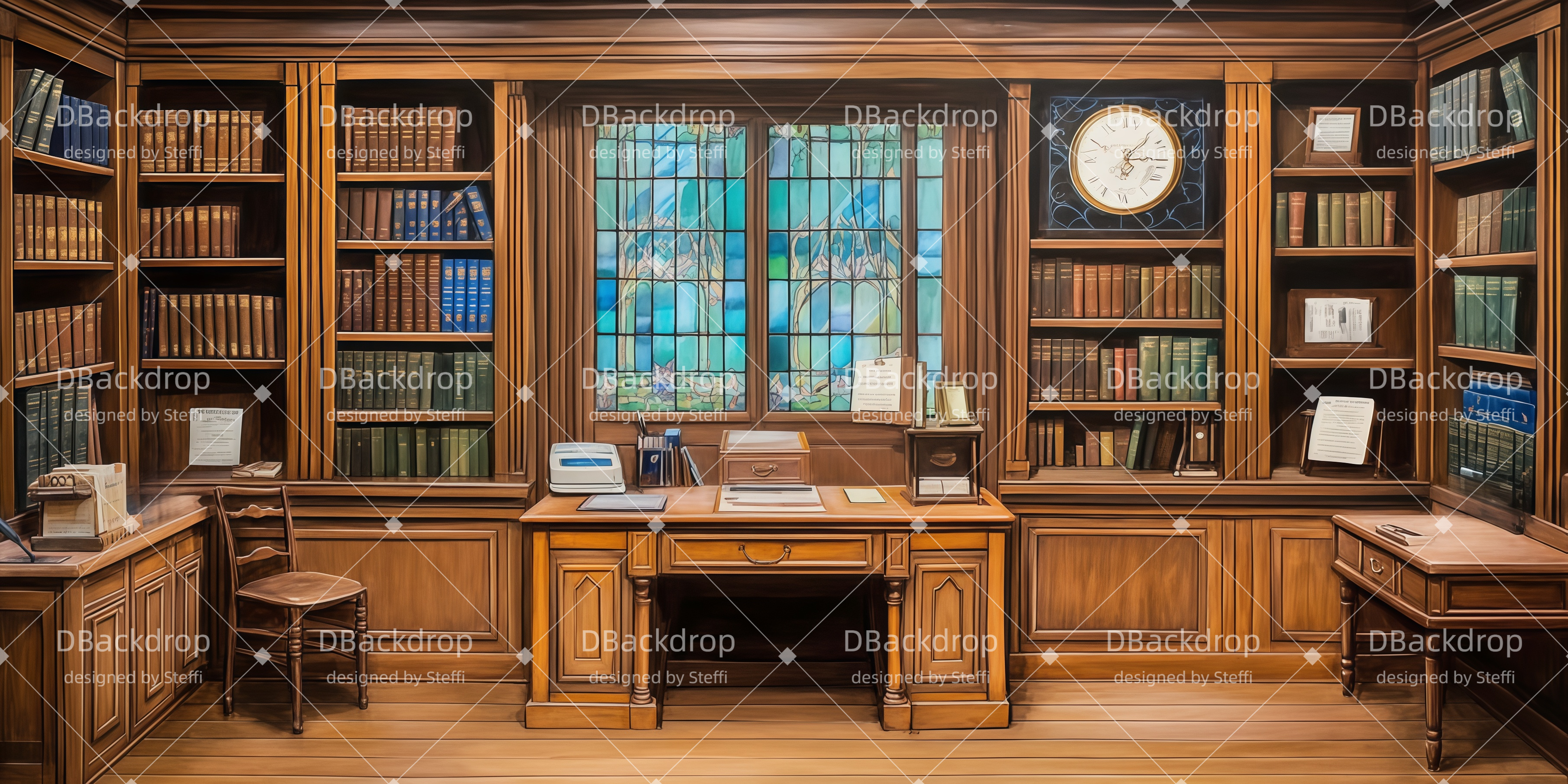 Hintergrund Theater Vorhang Bankbüro Theater Backdrop CSH510-T74