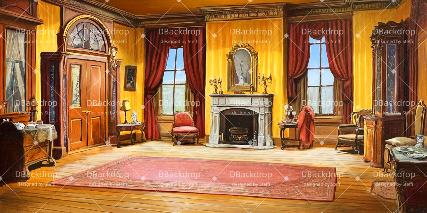 Hintergrund Theater Vorhang Retro-Interieur Backdrops Theater CSH511-T53