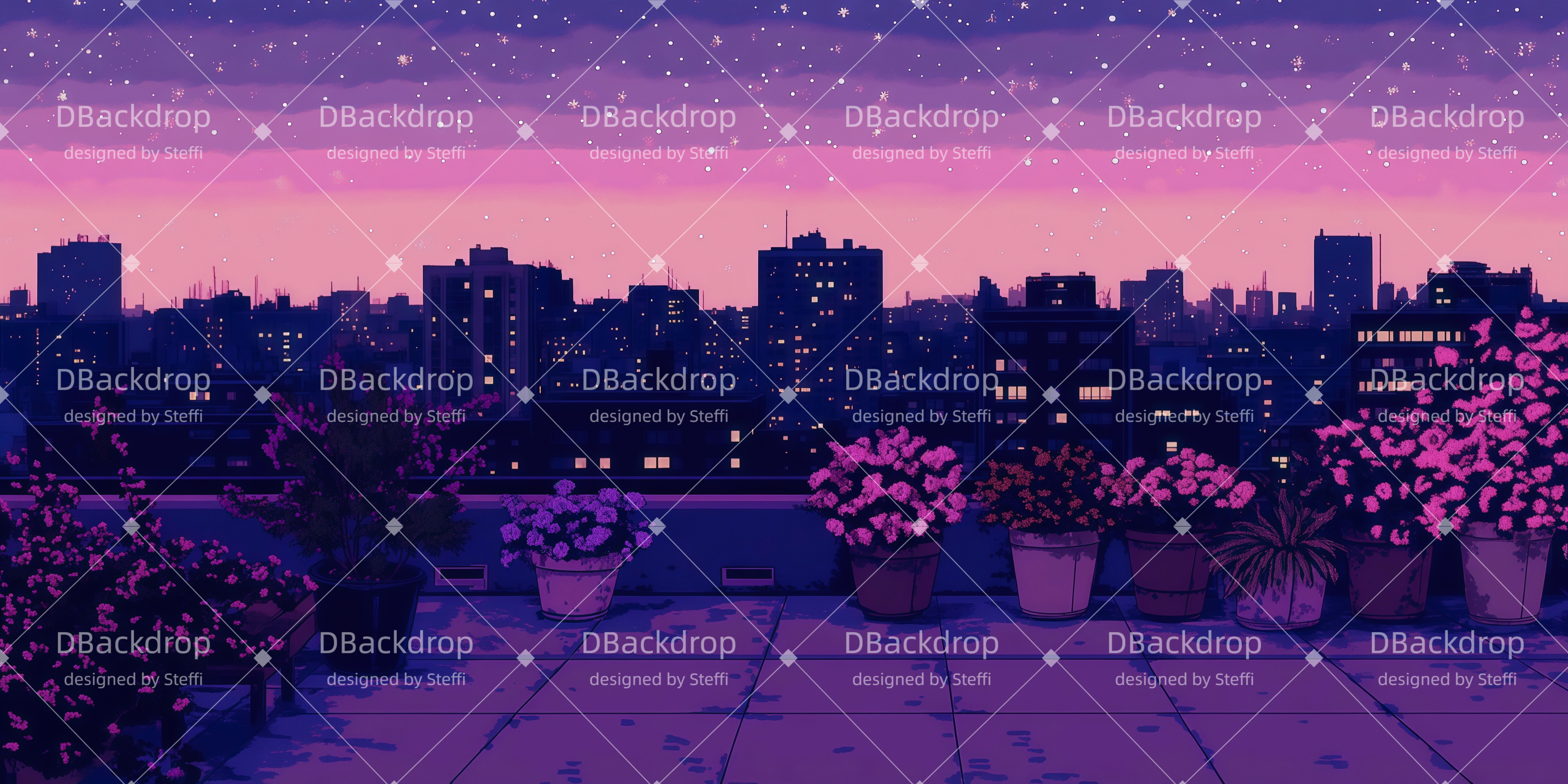 Theater Backdrops Dachgarten Theaterwand CSH511-T69