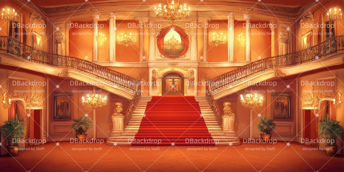 Theater Backdrops Ballsaal des Schlosses Theaterwand CSH511-T99