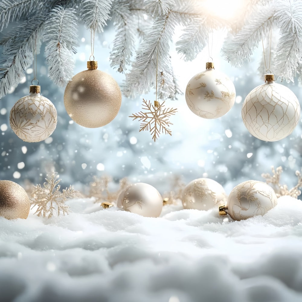 Winterszenen-Hintergrundkulisse Elegantes Urlaubsglühen Hintergrund CSH57-214