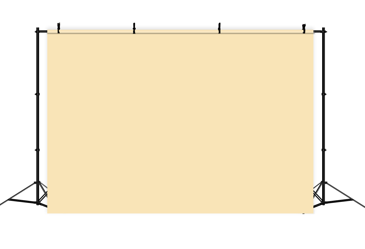 Volltonfarbe Backdrop Warm Ivory Cream Foto Hintergrund CSH57-329