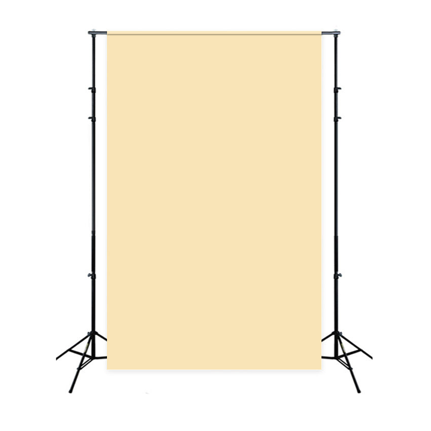 Volltonfarbe Backdrop Warm Ivory Cream Foto Hintergrund CSH57-329