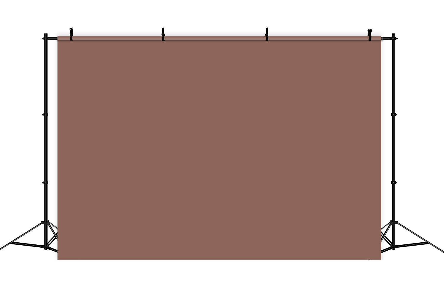 Volltonfarbe Backdrop Dark Mocha Rose Foto Hintergrund CSH57-339