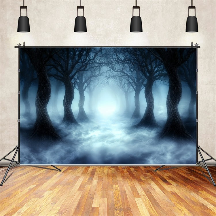 Gespenstischer Wald Backdrop Geisterspaziergang Halloween Backdrop CSH57-67