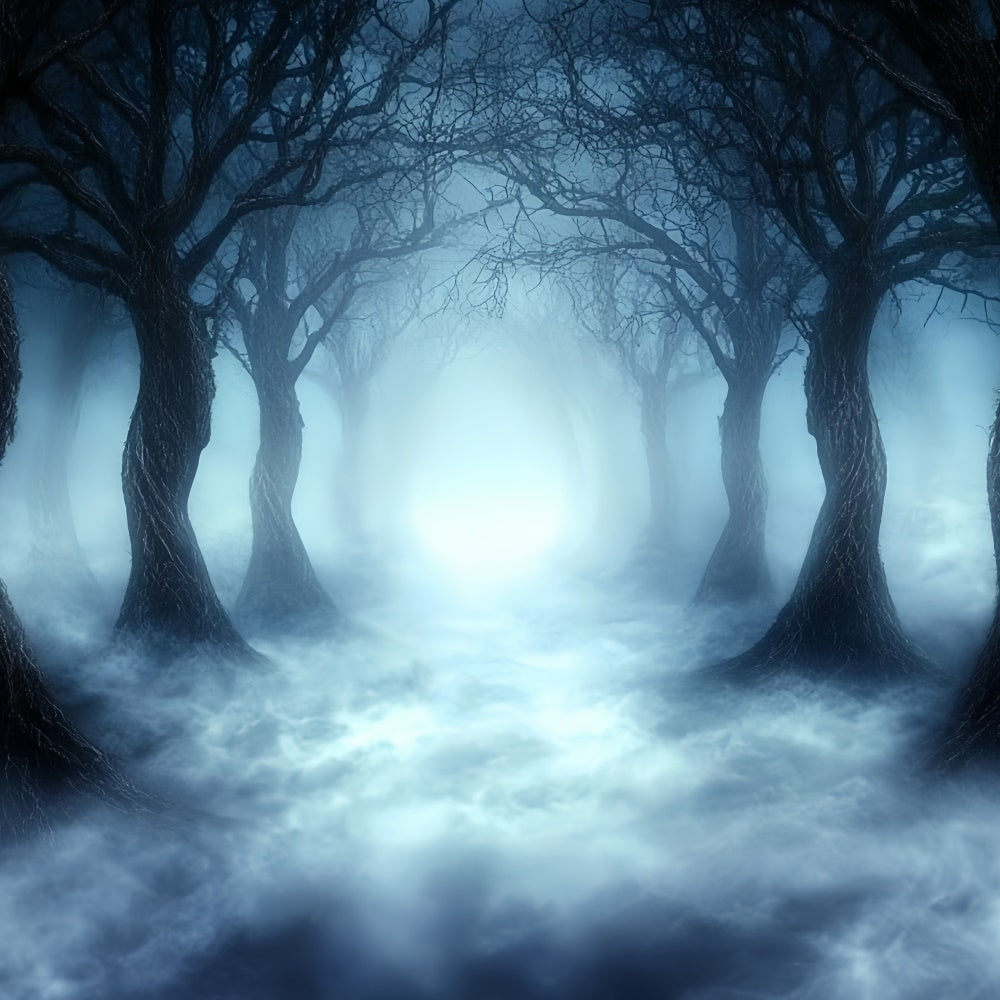 Gespenstischer Wald Backdrop Geisterspaziergang Halloween Backdrop CSH57-67