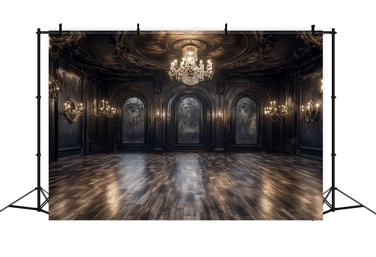 Vintage Backdrops Königliche Dunkelheit Bankettsaal Foto Hintergrund CSH57-90