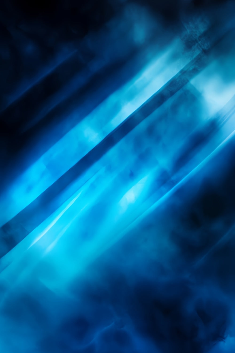 Kühle Studio Hintergründe Elektrisches Blau Lichtstreifen Abstrakter Foto Hintergrund CSH58-149