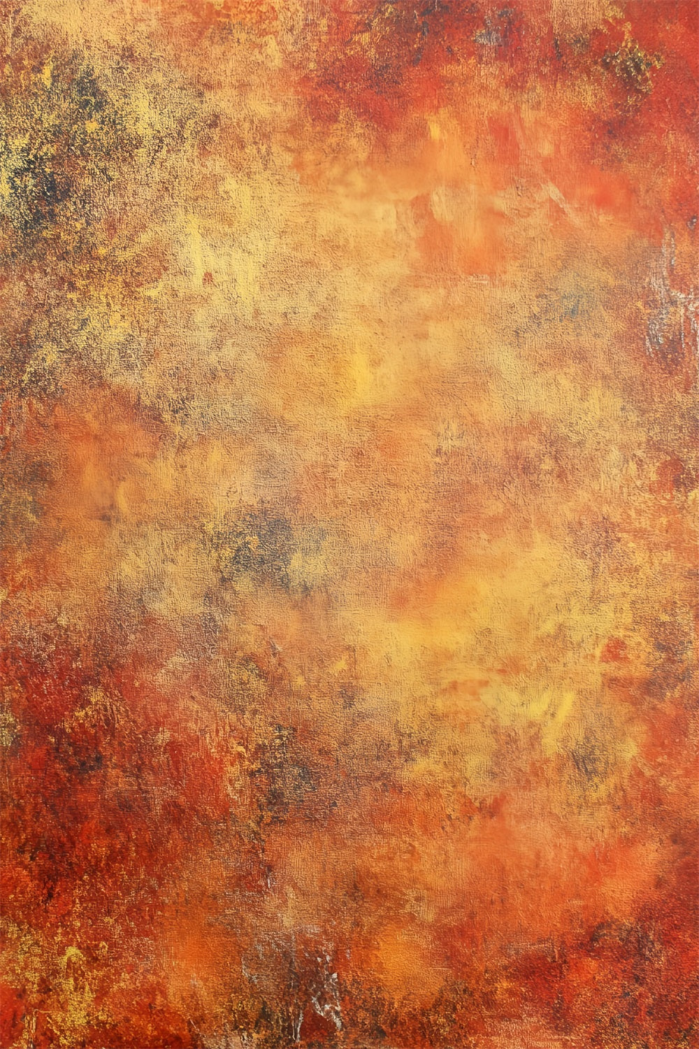 Orangefarbener Foto Hintergrund mit feuriger Rosttextur, abstrakter strukturierter Foto Hintergrund CSH58-171