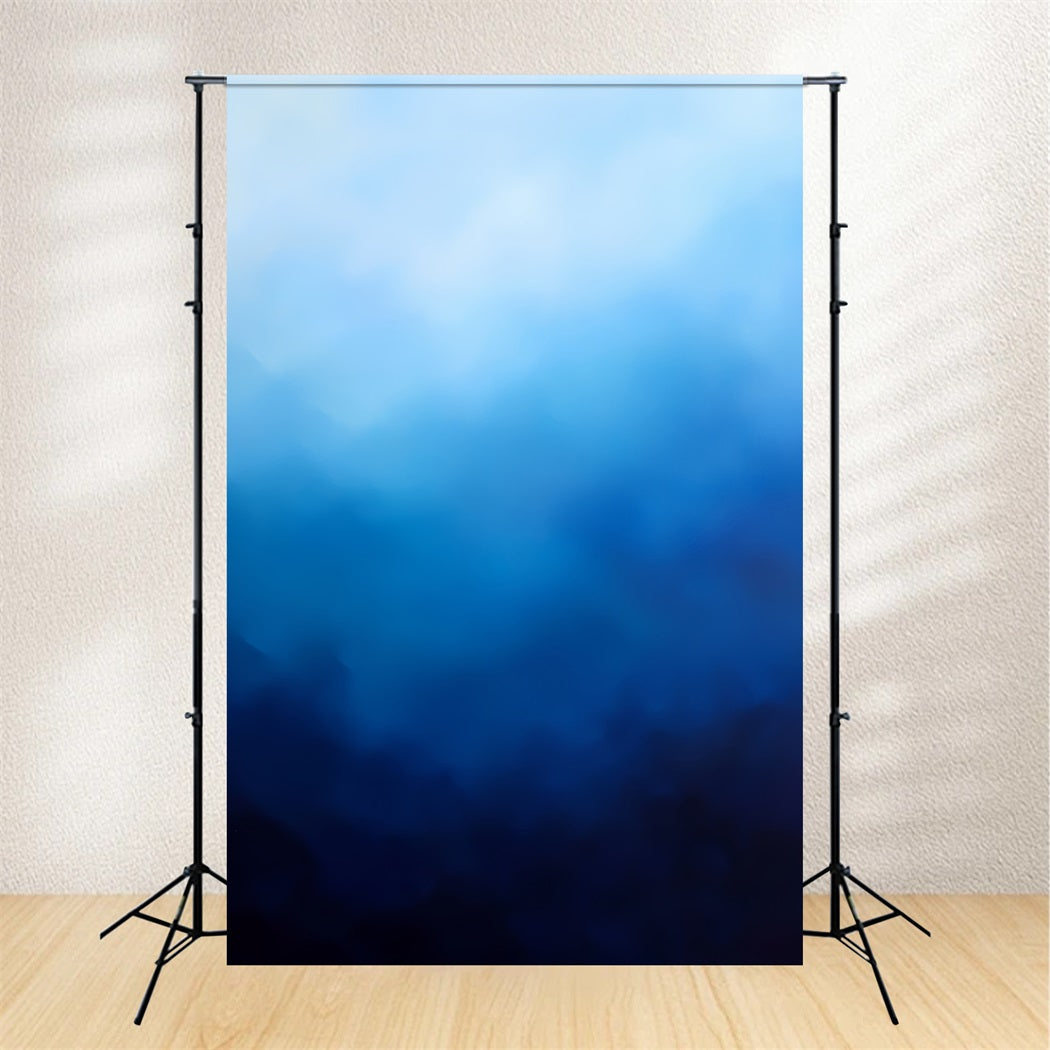Jahrbuch Foto Hintergrund Farbverlauf Himmelblau-Fluss Abstrakte Studio Hintergründe CSH58-185