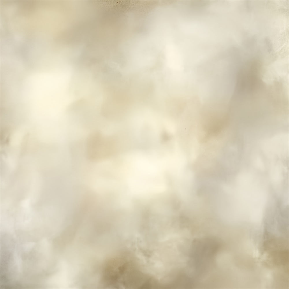 Cream Backdrop Soft Beige Cloudy Texture Abstract Photo Backdrops CSH58-198