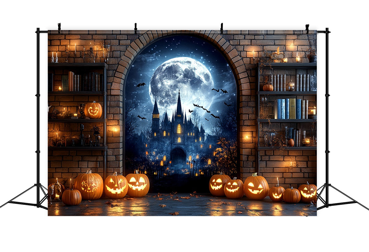 Halloween Backdrop Ideen Haunted Castle Archway Backdrop CSH6-108