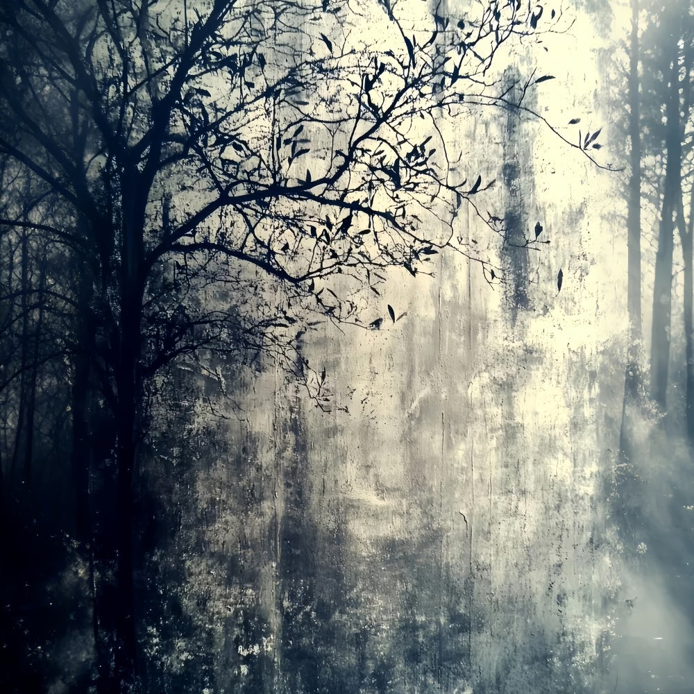 Halloween Backdrop Abstrakter Spukbaum Textur Backdrop CSH6-114