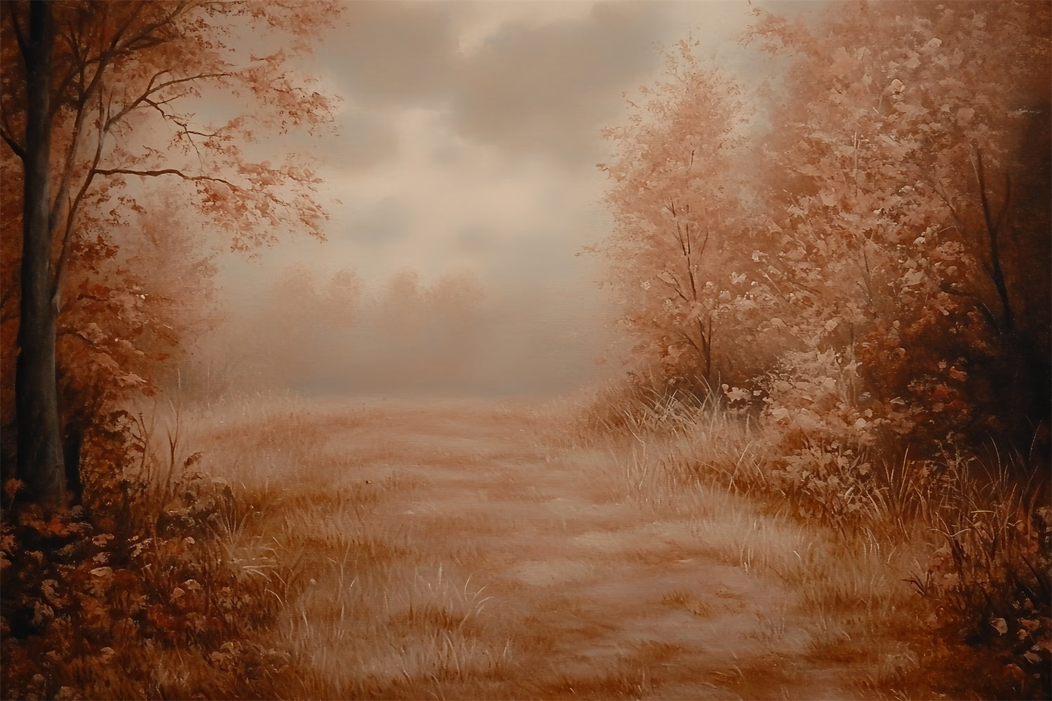 Forest Backdrop Fotografie Sepia Wald Traum Herbst Hintergrund CSH6-204