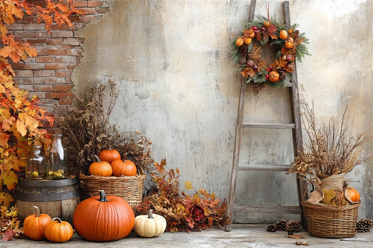 Herbst-Hintergrund für Fotos Rustic Harvest Corner Backdrop CSH6-219