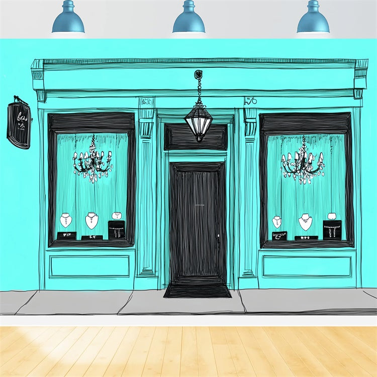 Cake Smash Backdrops Sketch Style Boutique Kulisse CSH6-294