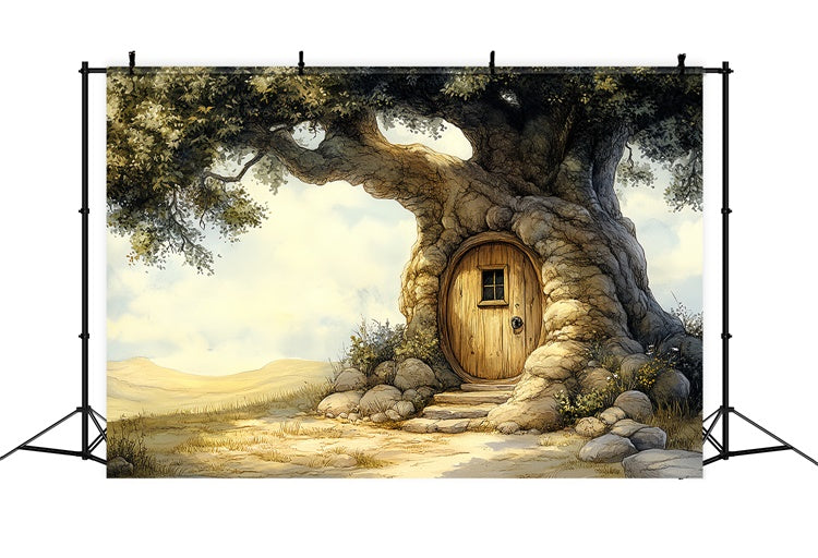 Cake Smash Backdrop Enchanted Treehouse Tür Backdrop CSH6-296