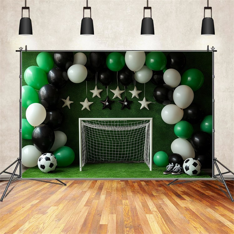 Cake Smash Backdrop Junge Fußballstar Party Backdrop CSH6-301