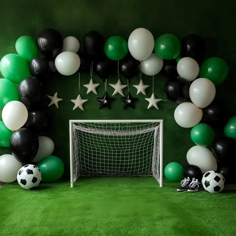 Cake Smash Backdrop Junge Fußballstar Party Backdrop CSH6-301