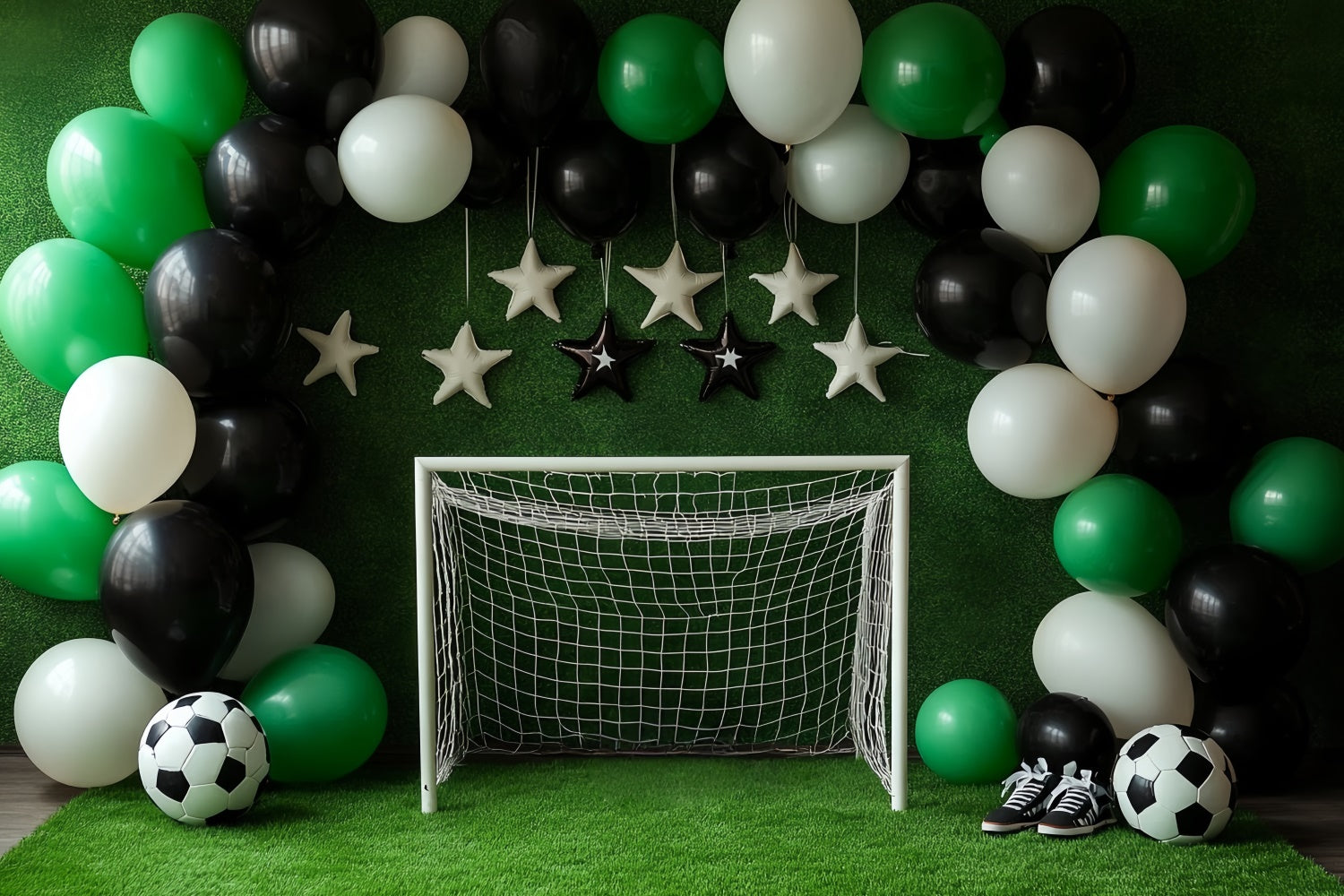 Cake Smash Backdrop Junge Fußballstar Party Backdrop CSH6-301