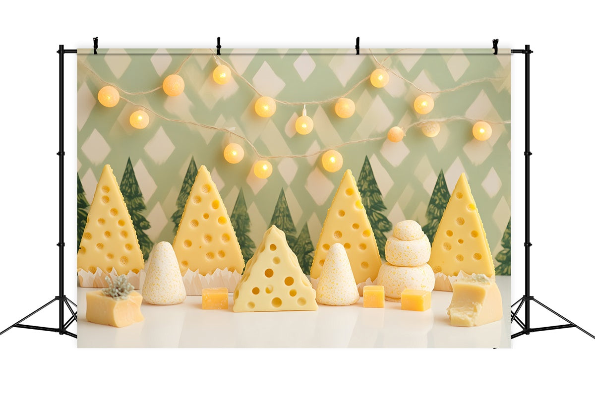 Cake Fotografie Backdrops Cute Cheese Grove Backdrop CSH6-313