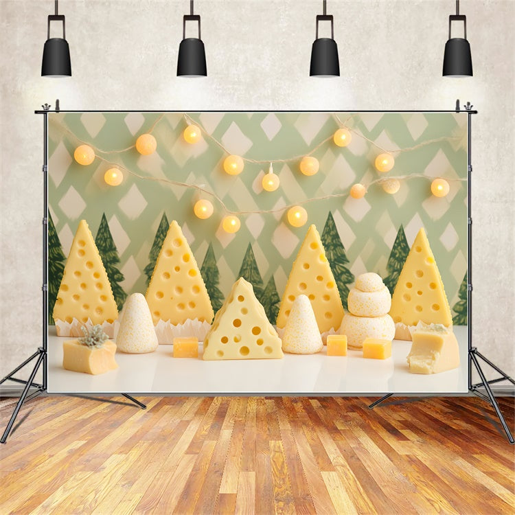 Cake Fotografie Backdrops Cute Cheese Grove Backdrop CSH6-313