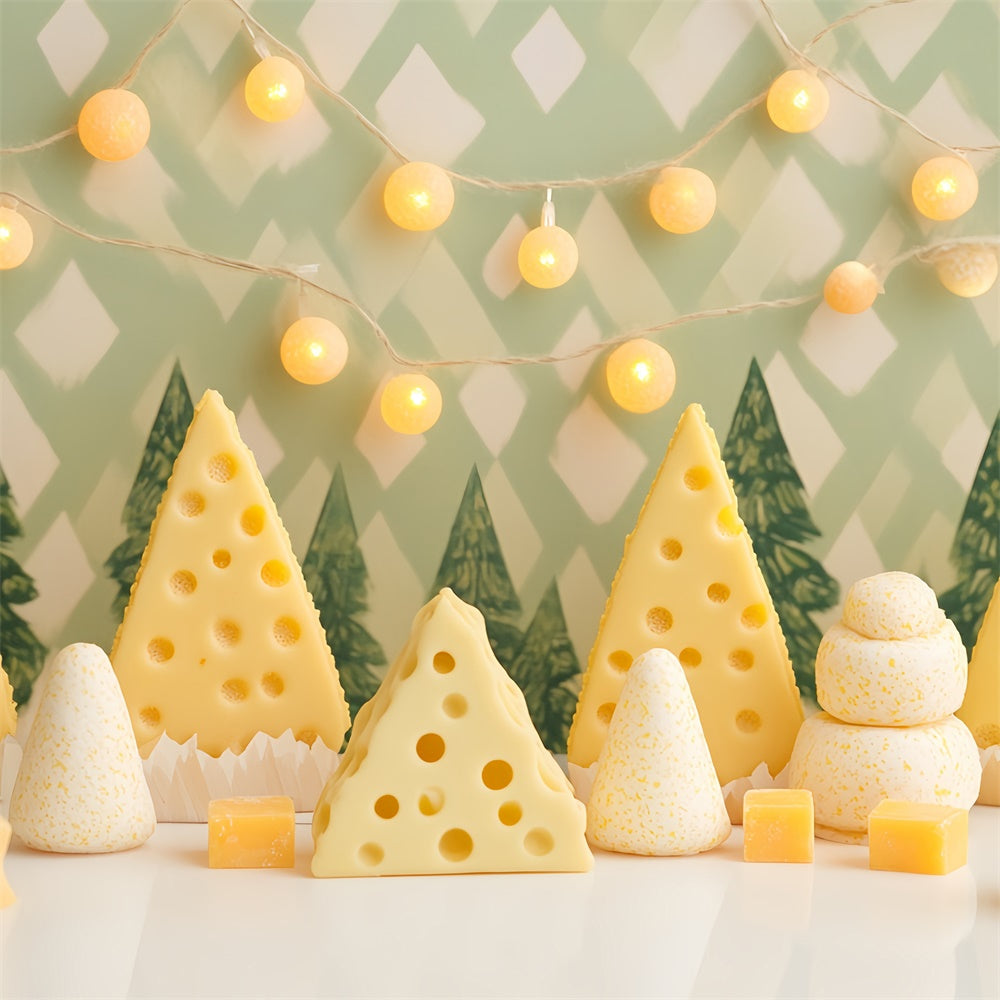 Cake Fotografie Backdrops Cute Cheese Grove Backdrop CSH6-313
