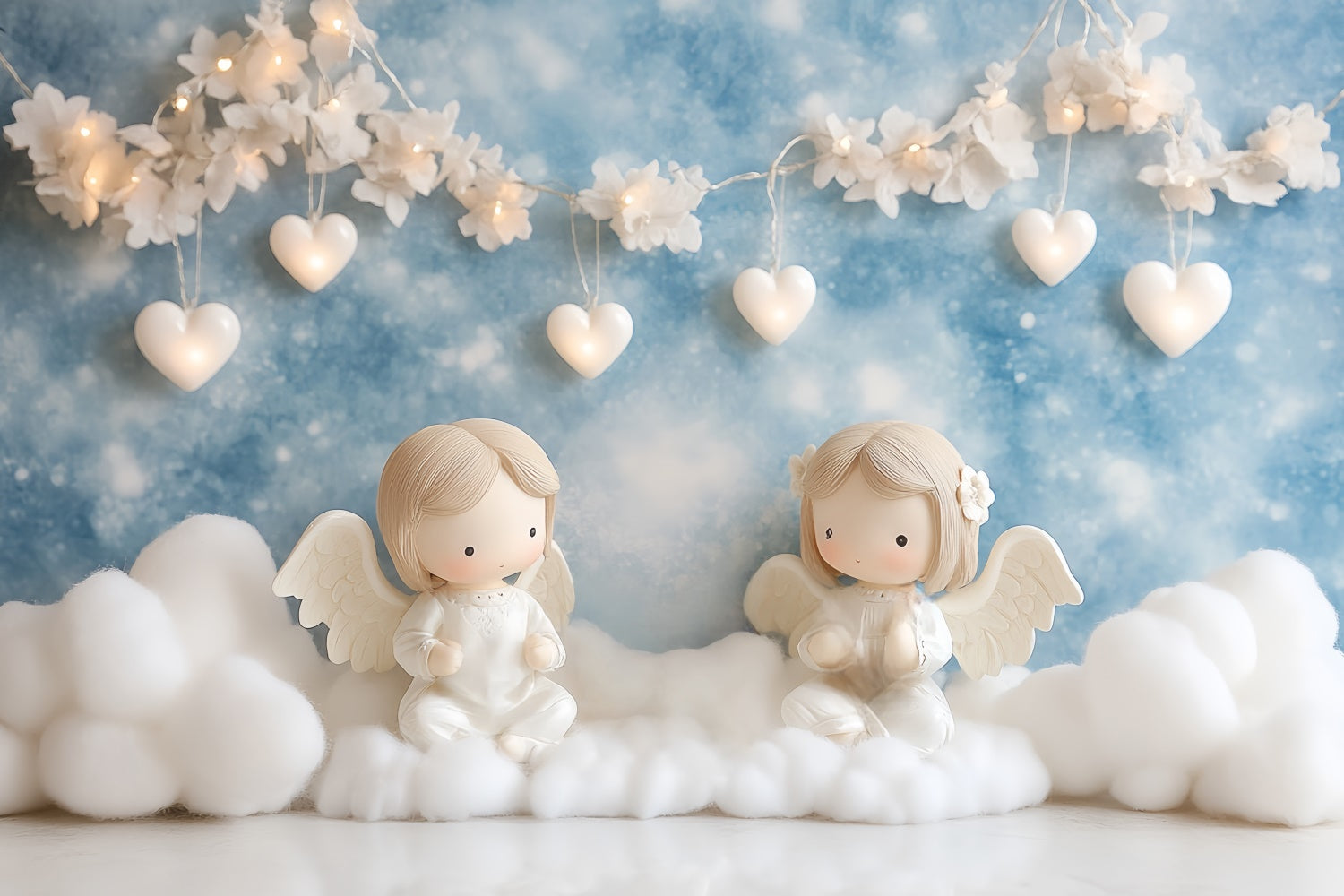 Cake Smash Fotografie Backdrop Engel Wolke Traum Hintergrund CSH6-315