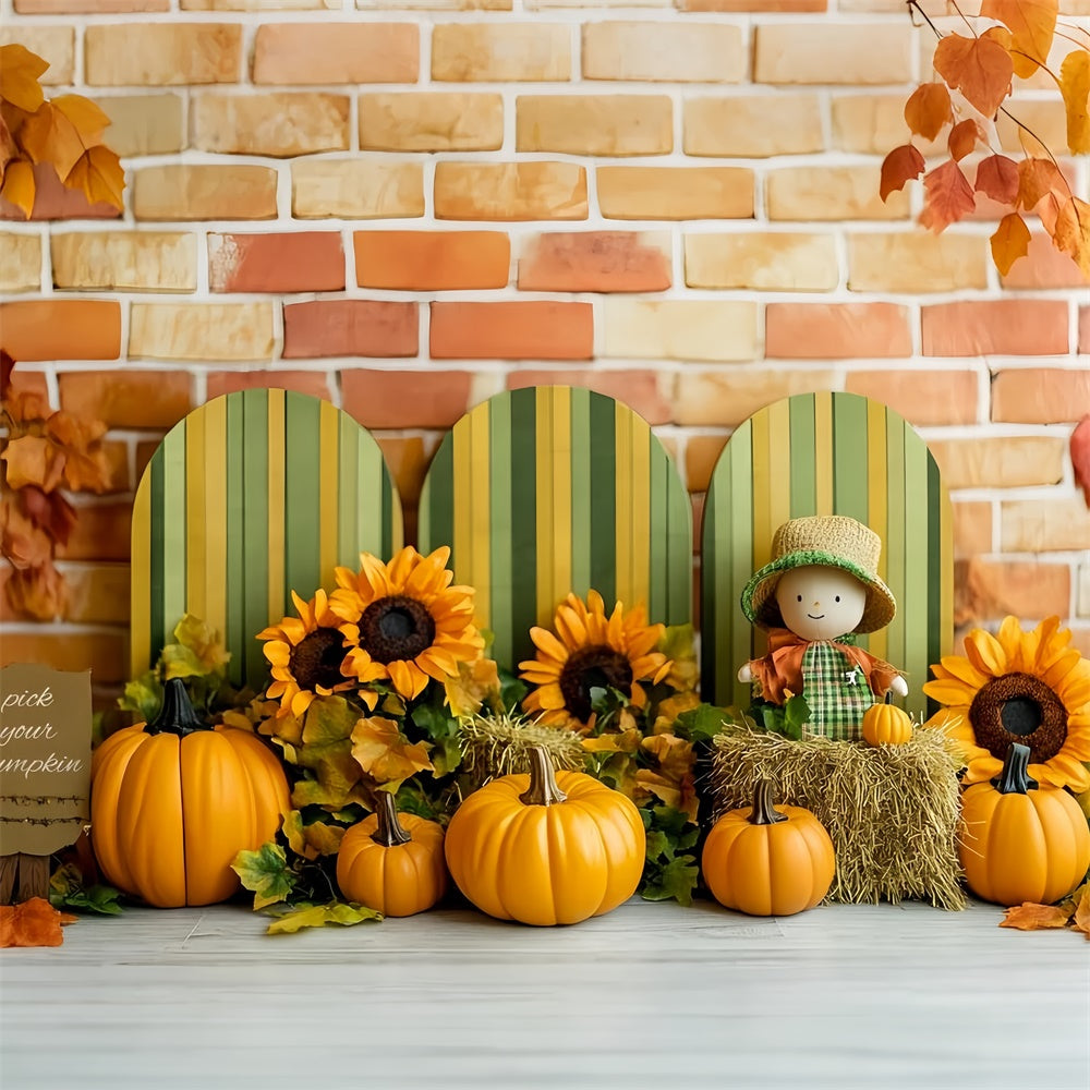 Cake Smash Backdrop Rustikale Herbstblüte Backdrop CSH6-316