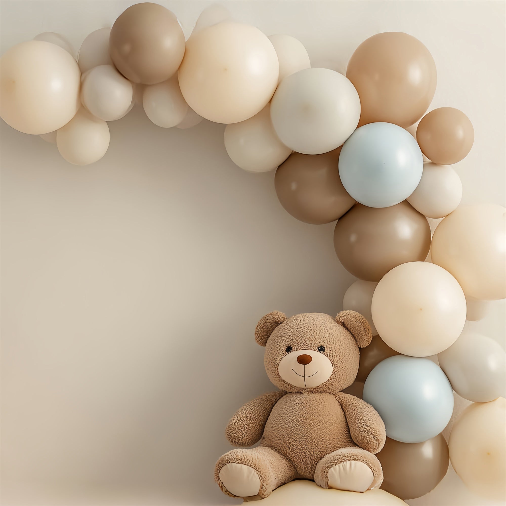 Cake Smash Backdrops Klassischer Teddy Ballon Backdrop CSH6-327