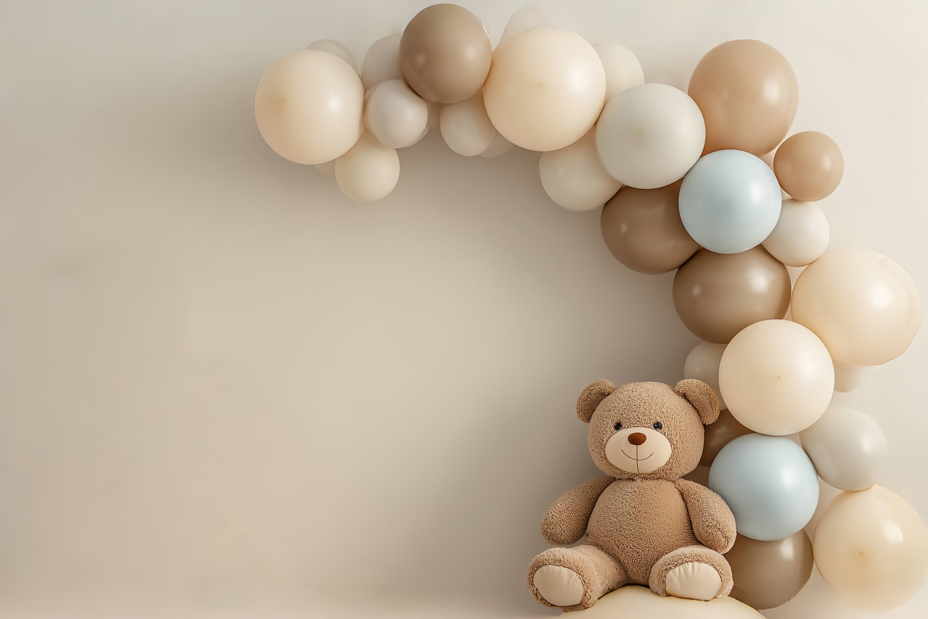 Cake Smash Backdrops Klassischer Teddy Ballon Backdrop CSH6-327