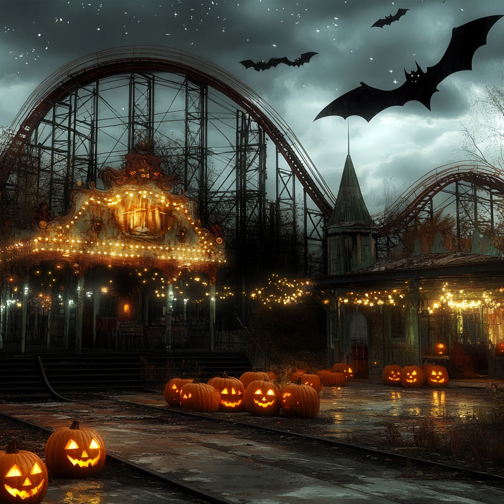 Halloween Fotohintergrund Gespenstische Lichter Karneval Hintergrund CSH6-69