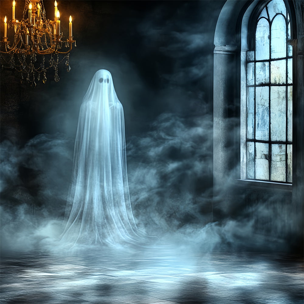 Fotografie Halloween Backdrop Geisterhaft Gothic Fenster Hintergrund CSH6-78