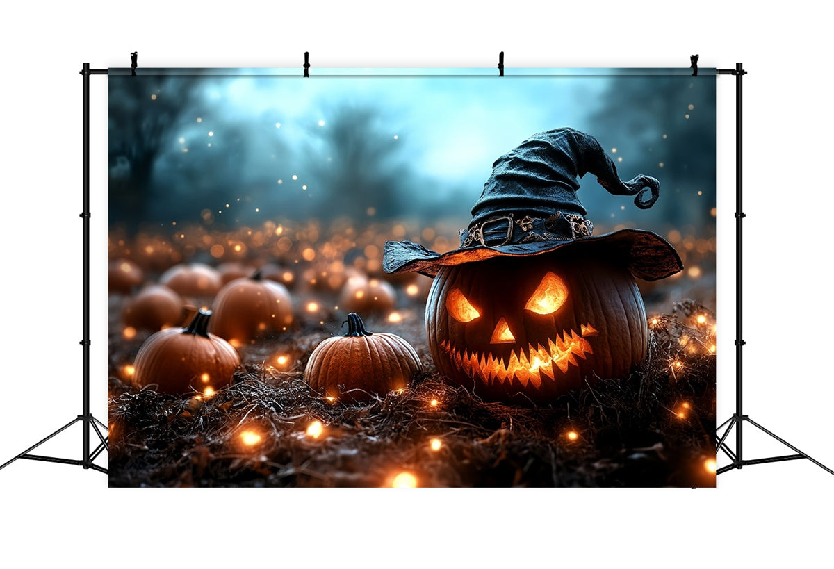 Halloween Fotokulisse Böser Kürbis Zauberer Kulisse CSH6-83