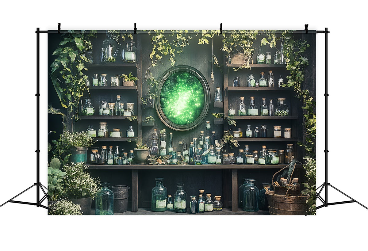 Halloweenkulissen Verzauberte Zaubertrankwerkstatt Hintergrund CSH6-91