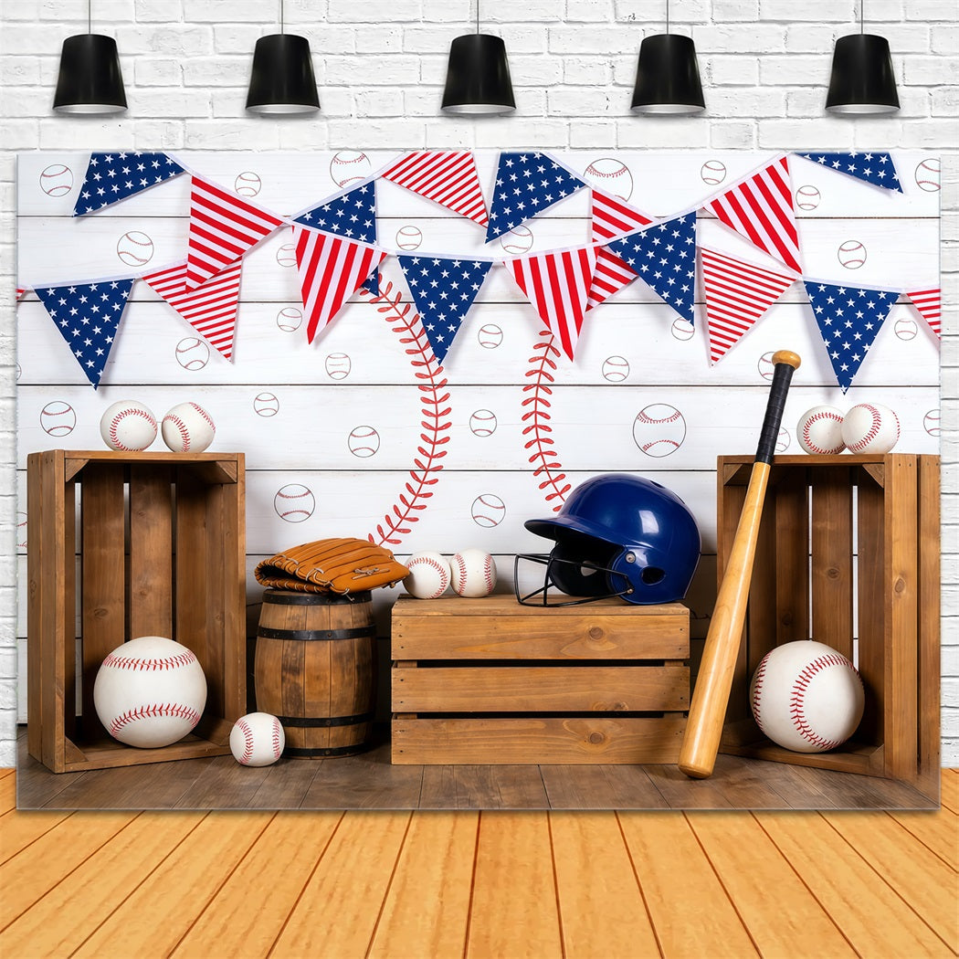 Baseball-Hintergrund Vintage Dugout Party-Dekoration Sportfotografie-Hintergründe CSH61-174