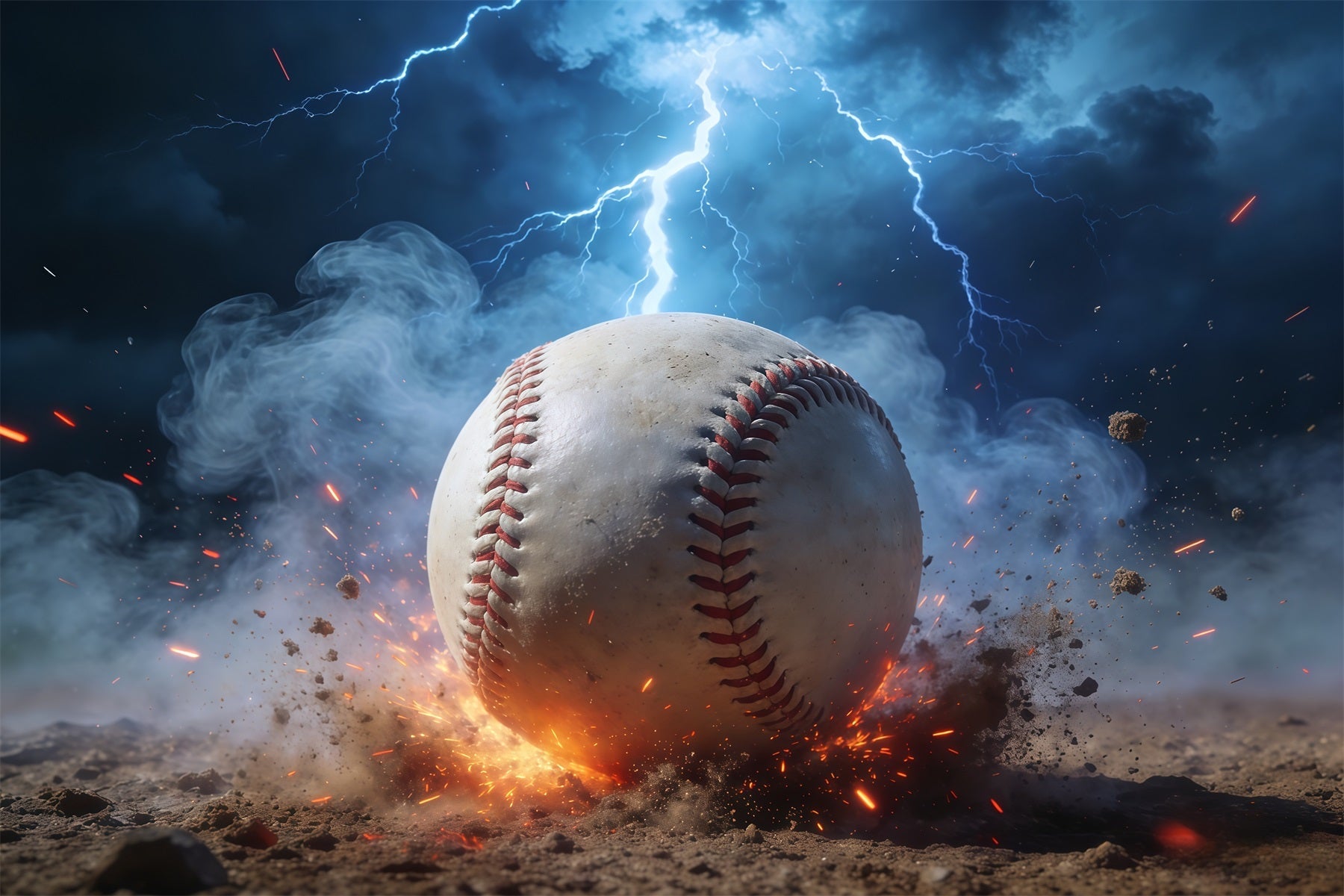 Baseball-Hintergrund für Fotos Blitzkraft Sport-Fotohintergrund CSH61-187