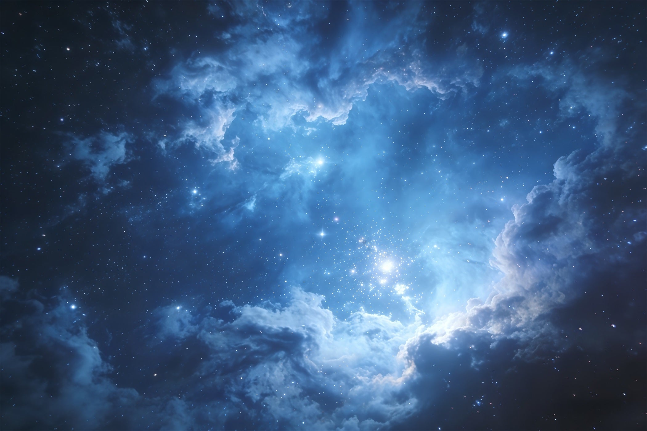 Hintergrund für Fotografie Blauer kosmischer Sternenhimmel Wolkenhintergrund CSH62-125