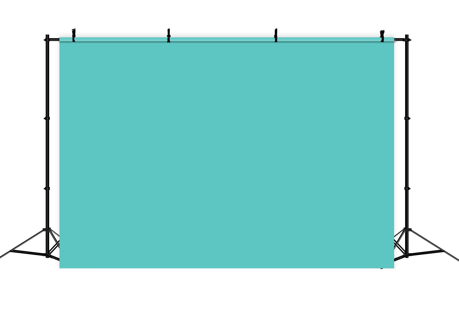 Grüner Fotohintergrund Leuchtendes Türkis Aqua Lebendiger einfarbiger Hintergrund CSH62-21