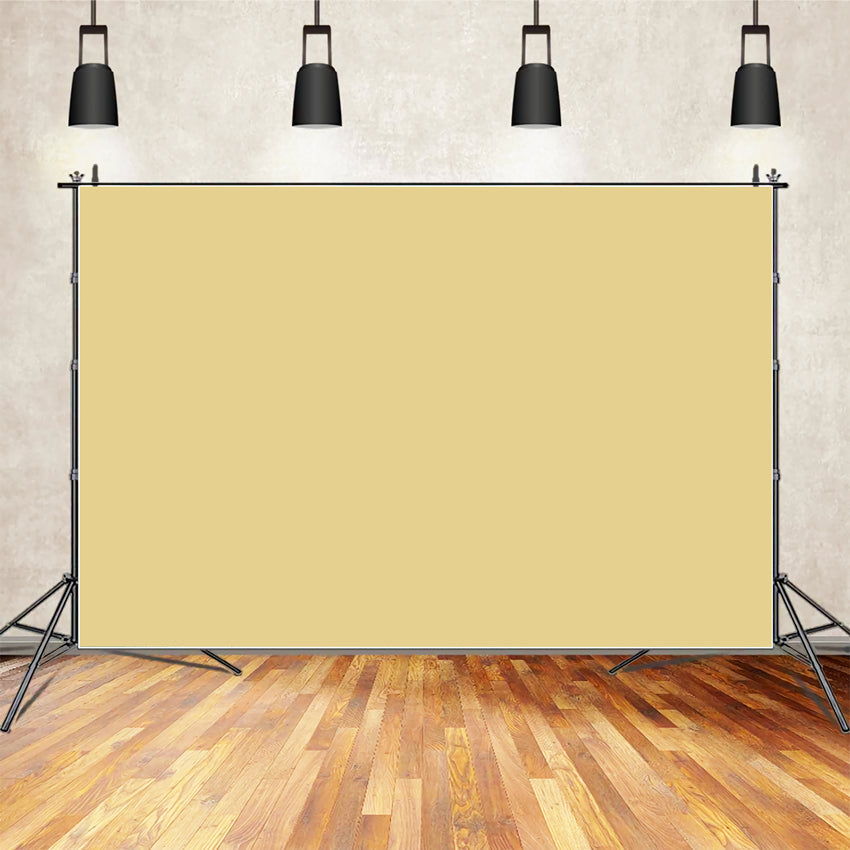 Gelber Fotohintergrund Zartes Vanillegelb Warmer einfarbiger Hintergrund CSH62-22