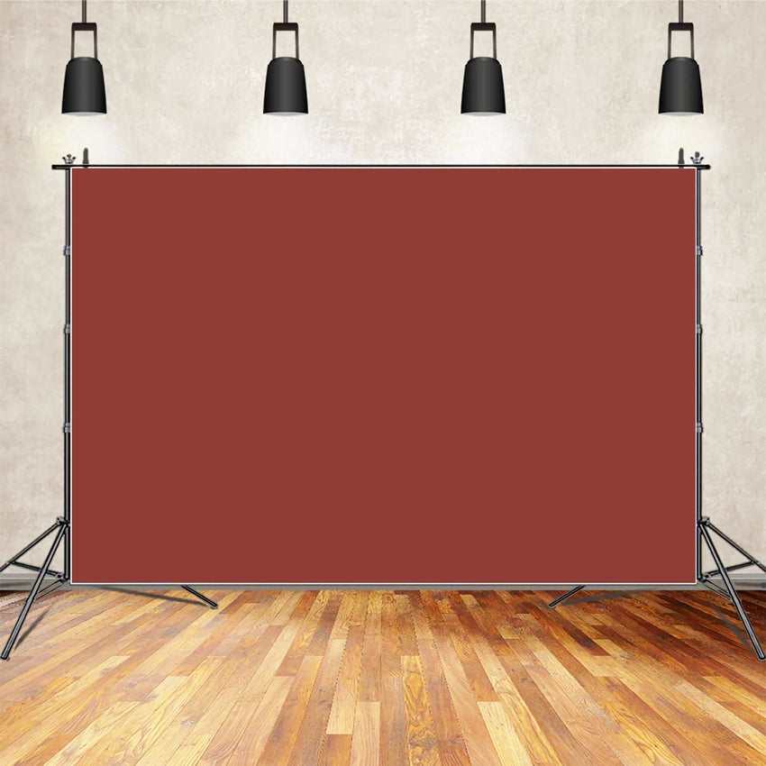 Roter Fotohintergrund Tiefes Ziegelrot Klassische Tiefe Einfarbiger Hintergrund CSH62-24