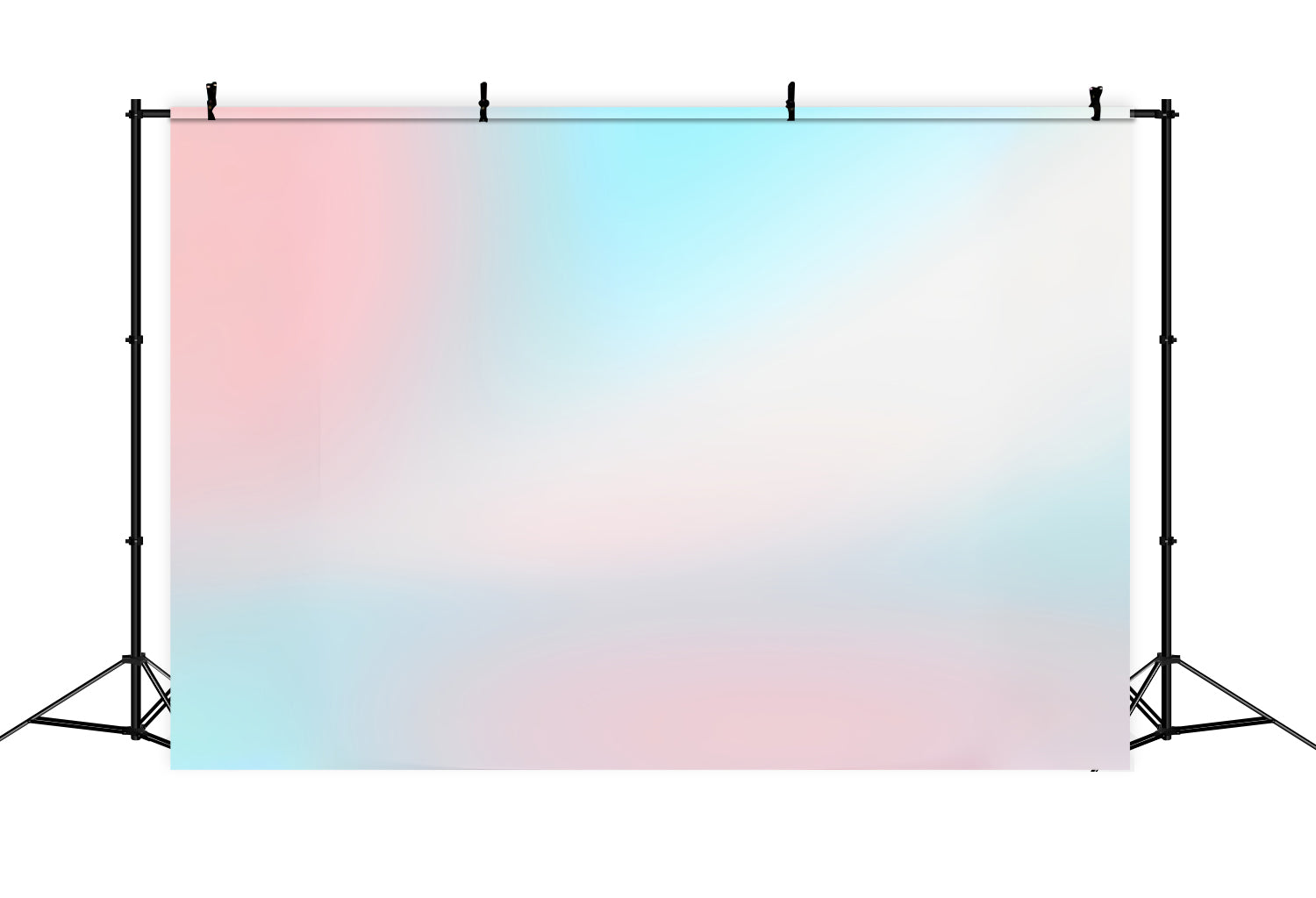 Fotohintergrund mit Farbverlauf Zartes Pastellrosa Blaues Leuchten Hintergrund für Porträtaufnahmen CSH62-31